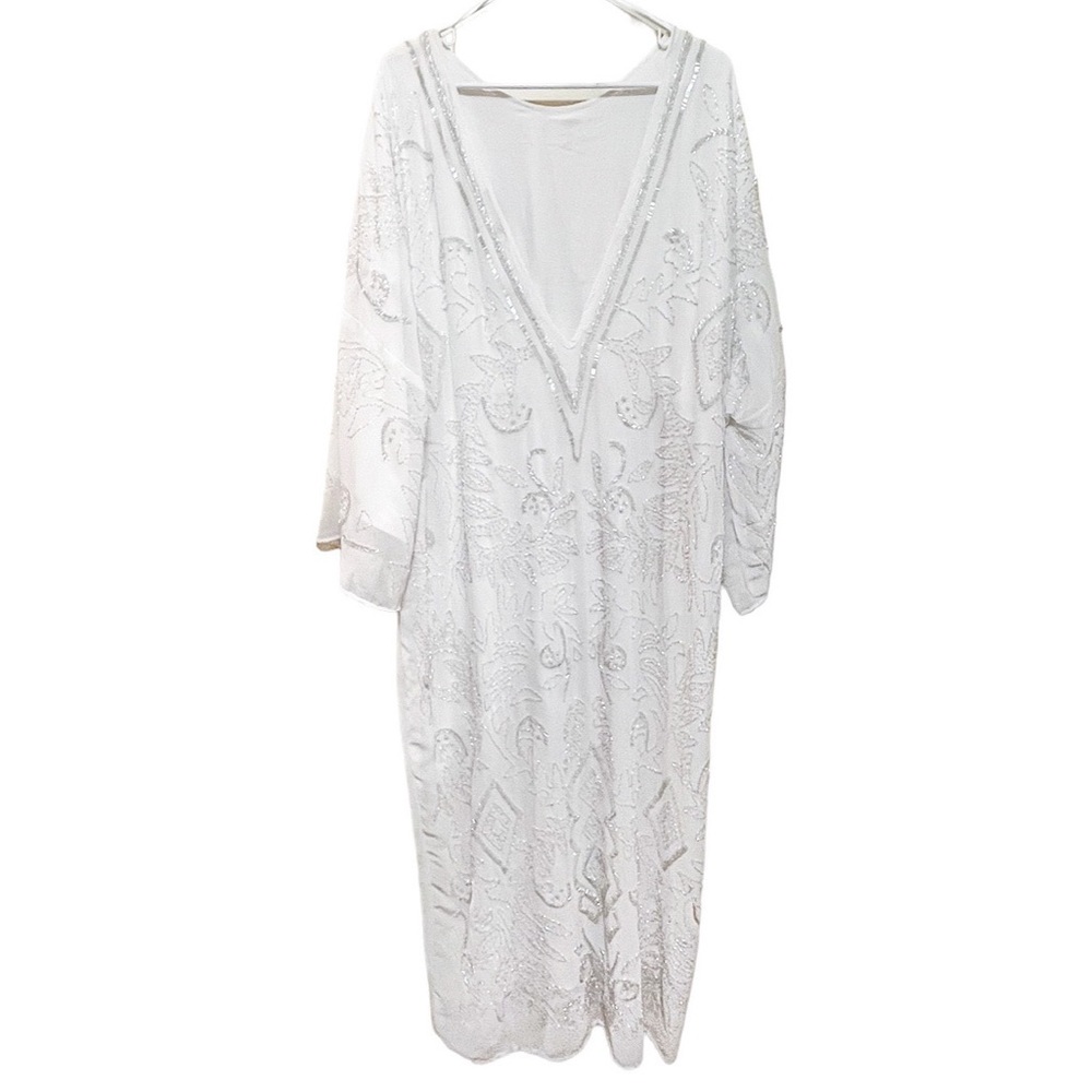 Zara Embroidered Beaded Tunic Dress - Picture 12 of 16